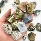 Ocean Jasper Tumbled Stone, Madagascar Ocean Jasper, Tumbled Ocean Jasper, Healing Ocean Jasper, T-127