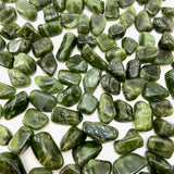 Gem Vesuvianite, Tumbled Vesuvianite, Idocrase, Tumbled Idocrase, T-114