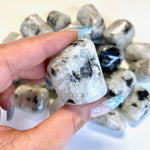 Rainbow Moonstone Tumble, Tumbled Rainbow Moonstone, Polished Rainbow Moonstone, T-88