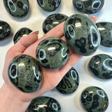 Kambaba Jasper Palm Stone, Crocodile Jasper Palm Stone, Smooth Kambaba Jasper Palm Stone, Healing Kambaba