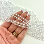 6mm Round Clear Quartz Bead, Clear Quartz Bead, Clear Quartz Bead Strand, 16” Clear Quartz Bead Strand