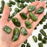 Gem Vesuvianite, Tumbled Vesuvianite, Idocrase, Tumbled Idocrase, T-114