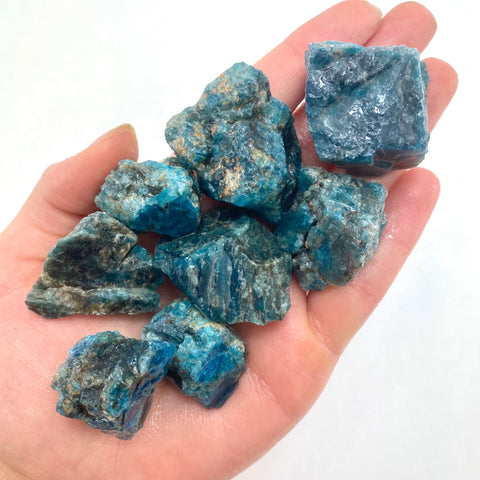 Apatite Gemstone, One stone or a Baggy, Rough Apatite, Raw Apatite