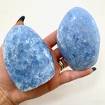 Blue Calcite Free Form, Polished Blue Calcite, Natural Blue Calcite Free Form