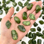 Gem Vesuvianite, Tumbled Vesuvianite, Idocrase, Tumbled Idocrase, T-114