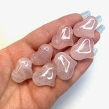 Mini Rose Quartz Heart, Rose Quartz Gemstone Heart, Healing Rose Quartz Heart, Small Rose Quartz Heart, B-06