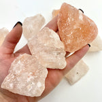 ONE Pound Himalayan Salt Chunk, Raw Himalayan Salt, Rough Himalayan Salt