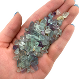 Fluorite Chips, 25 grams of Fluorite, Small Fluorite, Tumbled Fluorite