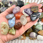 1lb Natural Tumbled Stone Mix, 1lb of Tumbled Stones, Natural Tumbled Stones