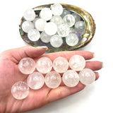Mini Quartz Sphere, 22mm Sphere, Clear Quartz Sphere, Quartz Ball