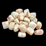 Orange Scolecite Tumble, Peach Scolecite, Pocket Scolecite, Tumbled Orange Scolecite, T-138