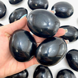 Obsidian Palm Stone, Healing Obsidian Palm Stone, Smooth Obsidian Palm, Palm Stone Obsidian