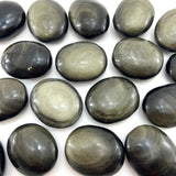 Goldsheen Obsidian Palmstone, Polished Goldsheen Obsidian, Smooth Goldsheen Obsidian Palm