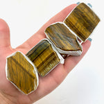 Tiger Eye Slab, Polished Tiger Eye Slice, Smooth Tiger Eye Slab, A-22