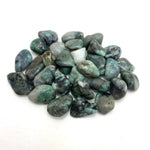 Tumbled Emerald, Quality Emerald Tumble, Pocket Emerald Stone, Polished Emerald, P-06