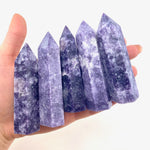 Lepidolite Point, Polished Lepidolite Point, Lepidolite Obelisk, Lepidolite Wand