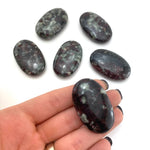 Eudialyte Worry Stone, Eudialyte Palm Stone, Eudialyte Smooth Stone, Polished Eudialyte, P-73