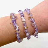 Ametrine Chip Bracelet, Dainty Ametrine Bracelet, Gemstone Chip Bracelet, Ametrine Bracelet, GE-03