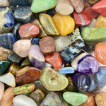 1lb Natural Tumbled Stone Mix, 1lb of Tumbled Stones, Natural Tumbled Stones