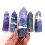 Purple Pastel Fluorite Point, Purple Fluorite Point, Purple Fluorite Tower, Pastel Fluorite Obelisk