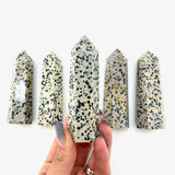 Dalmatian Jasper Point, Dalmatian Stone, Polished Dalmatian Stone, Dalmatian Jasper Obelisk