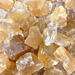 Raw Honey Calcite, One Stone or Baggy, Rough Honey Calcite, Natural Honey Calcite