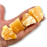 Orange Calcite, Raw Orange Calcite, ONE Orange Calcite Stone, Rough Orange Calcite