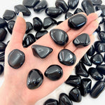 Apache Tear Tumbled Stone, Tumbled Apache Tear, Apache Tear Tumble, Genuine Apache Tear, P-99