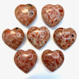 Large Sunstone Heart, Polished Sunstone Heart, Quality Sunstone Heart, Polished Sunstone Heart Specimen, B-50