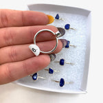 Sterling Silver Lapis Lazuli Ring, Dainty Lapis Lazuli Ring, Sterling Silver, Lapis Lazuli Ring
