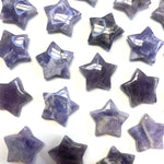 Amethyst Star Carving, Amethyst Gemstone Star, Amethyst Star, Flat Amethyst Star Carving, B-22