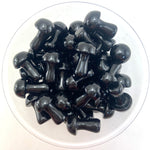 1" Obsidian Mushroom, Small Obsidian Mushroom, Obsidian Carving, Mushroom Carving Obsidian, P-123