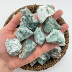 Tree Agate Rough, One stone or a Baggy, Rough Tree Agate, Raw Green Tree Agate