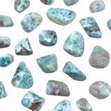 ONE "River Tumbled" Larimar, Tumbled Larimar, Dominican Republic