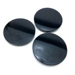 Obsidian Mirror, Scrying Mirror, Black Obsidian Mirror, Flat Obsidian Plate, Scrying Plate, T-146