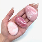 Pink Opal Palm Stone, Soothing Pink Opal Palm, Polished Pink Opal, Healing Pink Opal from Peru, B-49