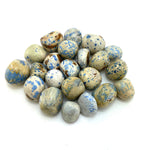 Blue Dalmatite Tumbled Stone, Tumbled Blue Dalmatite, Natural Dalmatite from Peru
