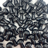 1" Obsidian Mushroom, Small Obsidian Mushroom, Obsidian Carving, Mushroom Carving Obsidian, P-123