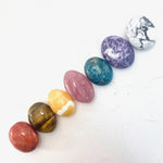 7pc Palm Stone Set, 7pc Chakra Palm Stone Set, Healing Palm Stone Set, 7 Crystal Palm Set