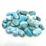 FIVE Quality Larimar Tumbles, Small Larimar Tumble, Tumbled Larimar, Quality Larimar