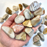 Madagascar Flint Tumble, Tumbled Madagascar Flint, Polished Madagascar Flint, Flint Pocket Stone, P-153