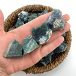 Green Moss Agate Rough, One stone or a Baggy, Rough Green Moss, Raw Green Moss Agate