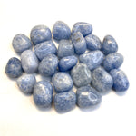 Tumbled Blue Calcite, Blue Calcite Tumble, Polished Blue Calcite Pocket Stone, Healing Blue Calcite, T-159