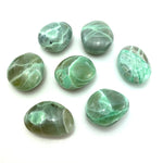 Garnierite Pebble, Garnierite Palm Stone, Healing Garnierite, Polished Garnierite