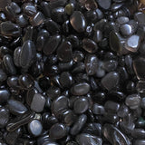 1lb Black Obsidian Chips, Bulk Black Obsidian Chips, Wholesale Black Obsidian Chips