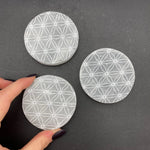 Flower of Life Grid Selenite, Selenite Flower of Life, Flower of Life Grid, Crystal Grid, Flat Selenite