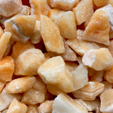 1lb Orange Calcite, Rough Orange Calcite, Bulk Orange Calcite, Wholesale Orange Calcite
