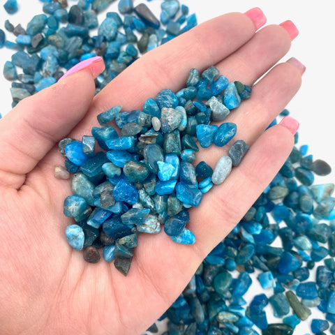 25g Apatite Chips, Apatite Chip Bag, Baggy of Apatite Chips, 25g Apatite