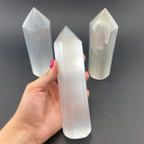 15cm Selenite Point, Polished Selenite Point, Medium Selenite Point