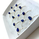 Sterling Silver Lapis Lazuli Ring, Dainty Lapis Lazuli Ring, Sterling Silver, Lapis Lazuli Ring